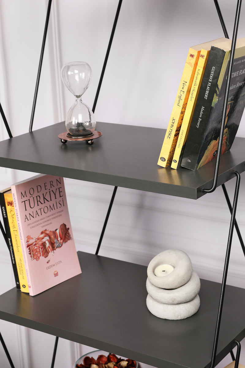 Bookshelf Balaban Anthracite Figure It Out Furniture