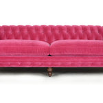 Chesterfield Velvet Turquoise Blue 3 seater Sofa