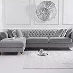 Corner Chaise L shape Chesterfield Sofa