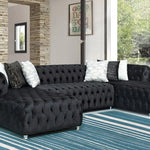 Faraai Velvet U-Shape Chesterfield sofa.