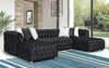 Faraai Velvet U-Shape Chesterfield sofa.