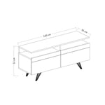 TV Stand Berlin 120 - White