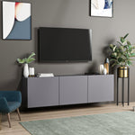 TV Stand White - Anthracite