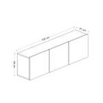 TV Stand White - Anthracite