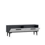 TV Stand Leni - Anthracite, White