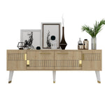 TV Stand Moda - Sapphire Oak, Gold