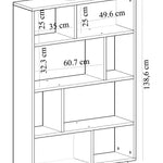 Bookshelf Harby -  White
