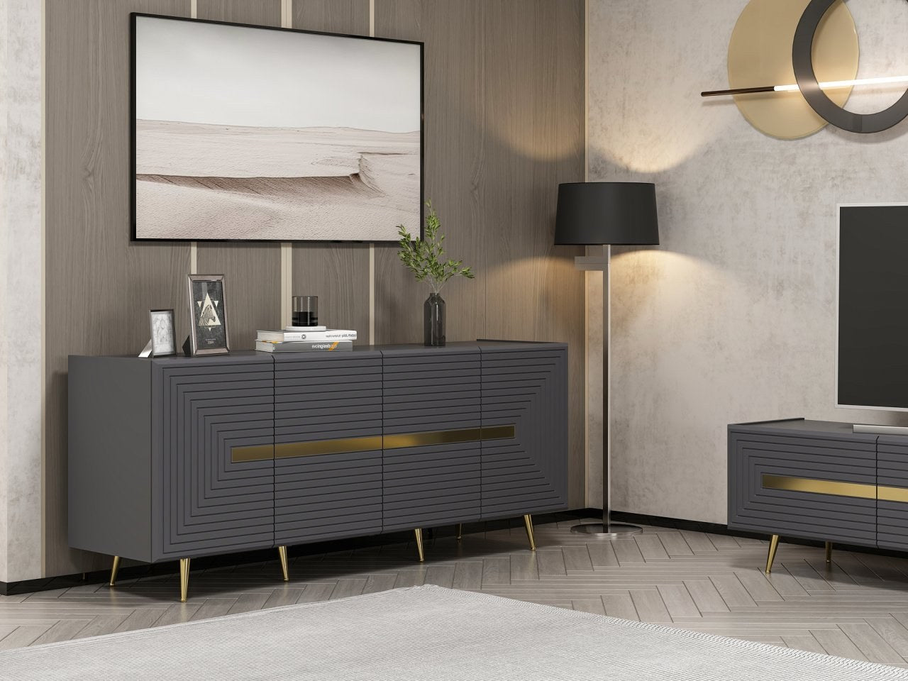 Console Table Jose - Anthracite
