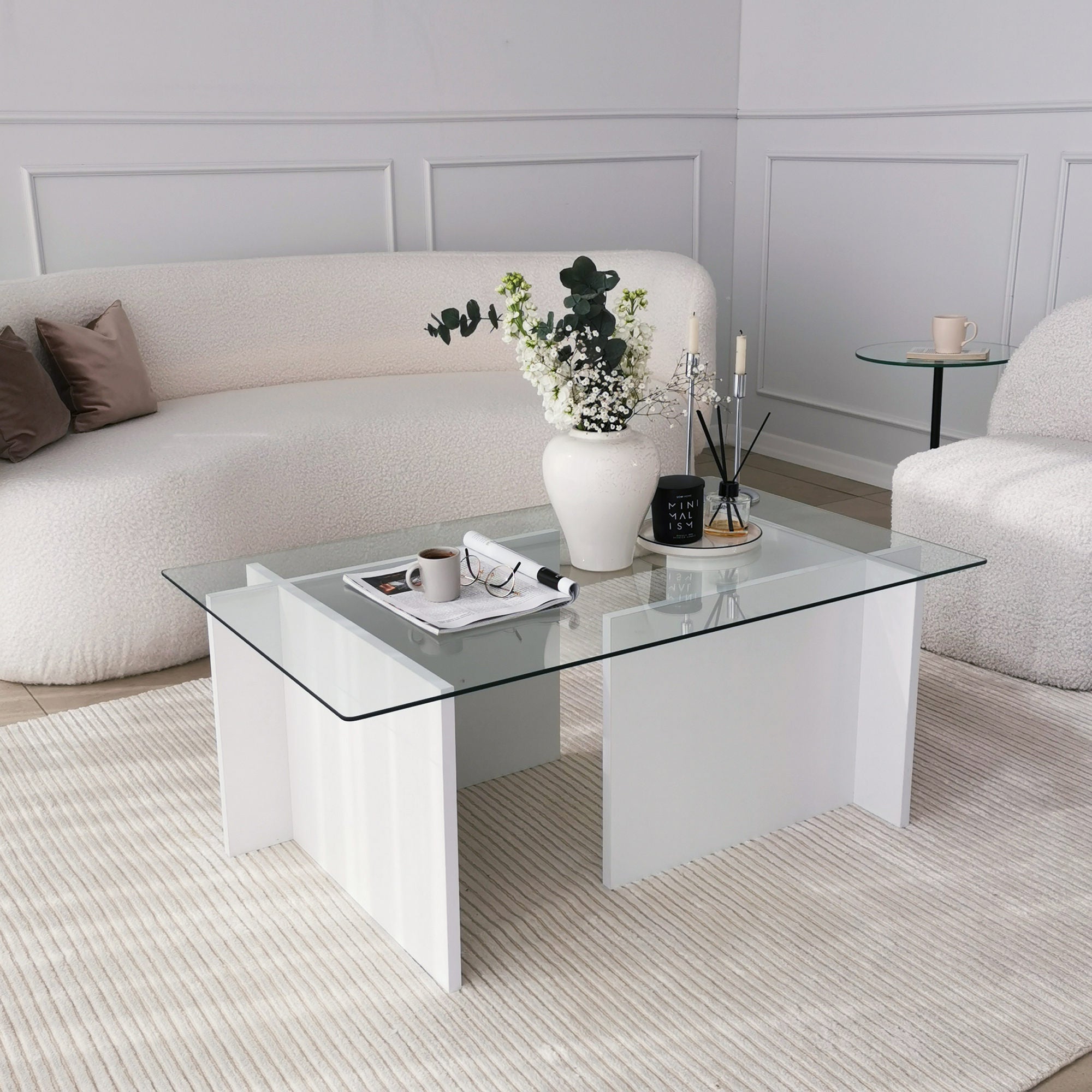Coffee Table Escape - White