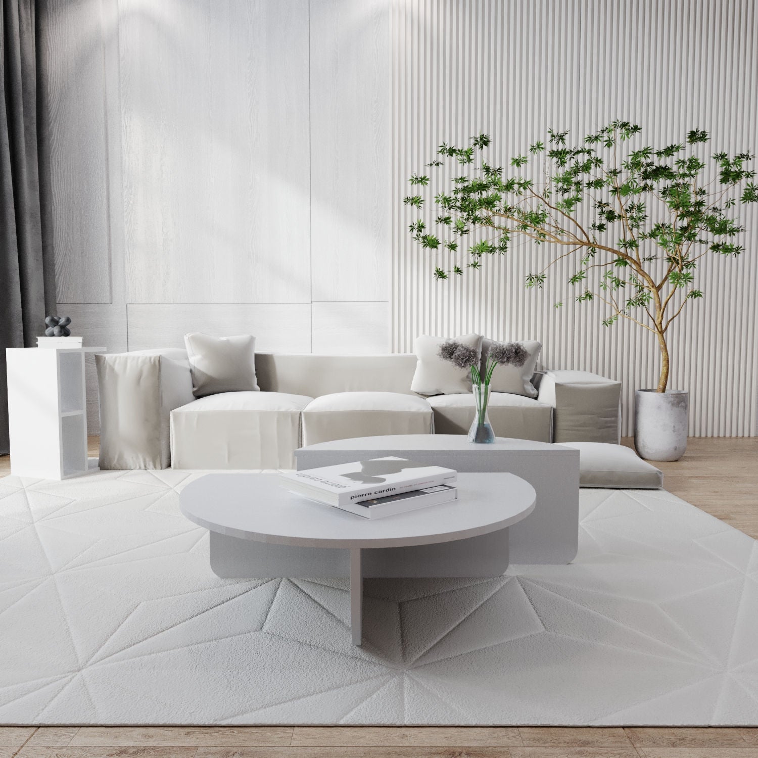 Coffee Table Podium - White