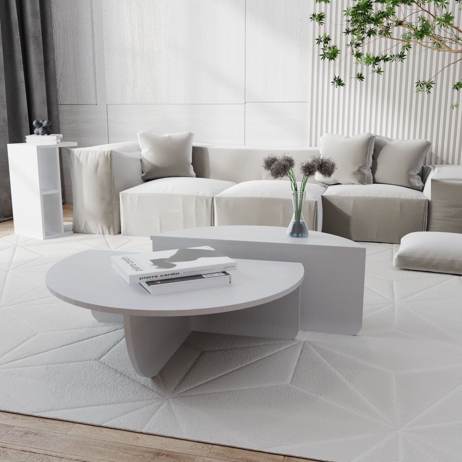 Coffee Table Podium - White