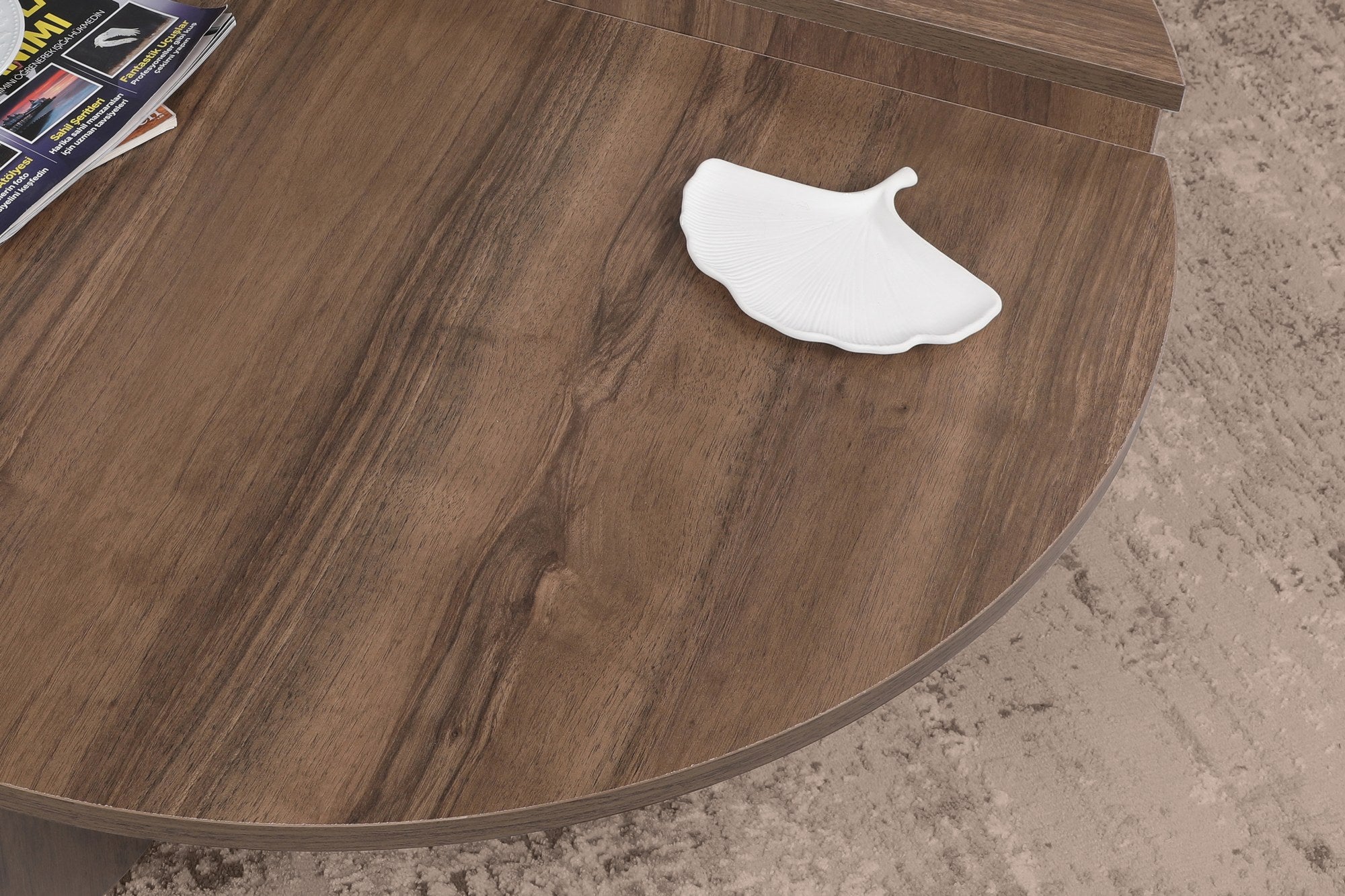 Coffee Table Podium - Walnut