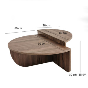 Coffee Table Podium - Walnut