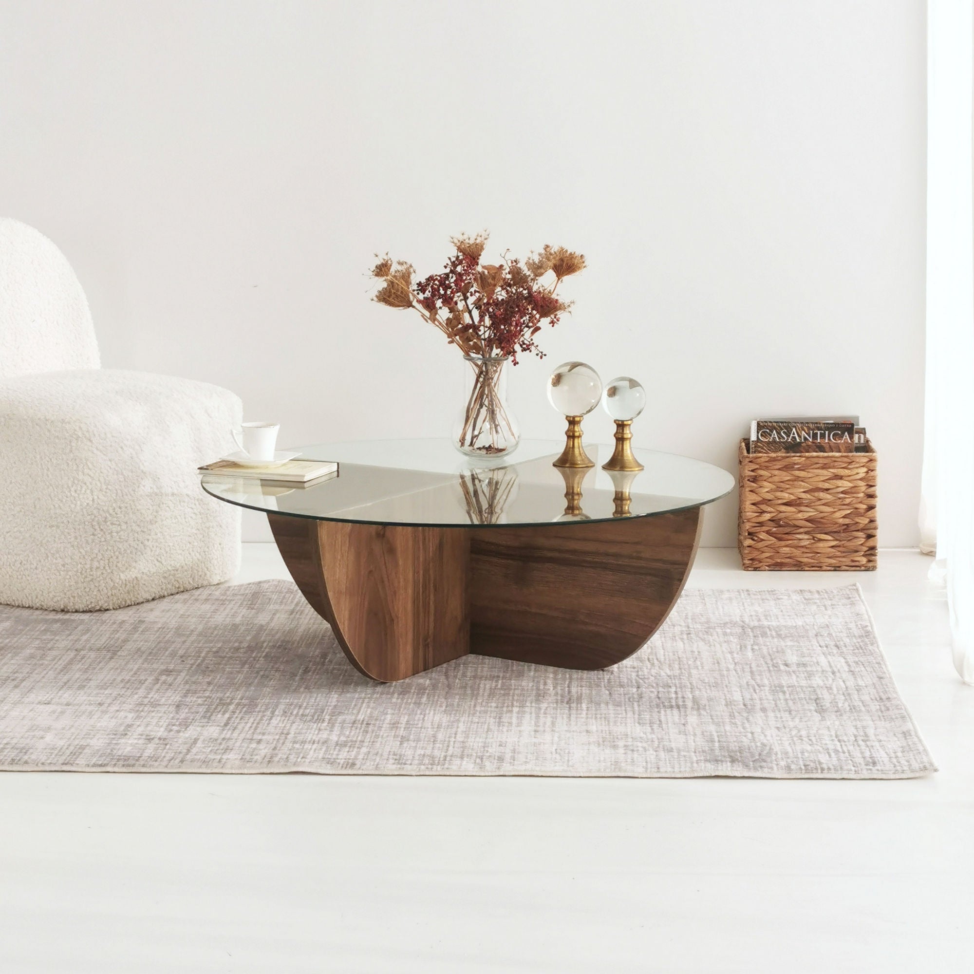 Coffee Table Lily - Walnut