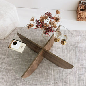 Coffee Table Lily - Walnut