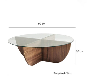 Coffee Table Lily - Walnut