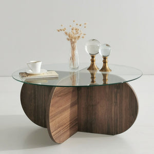 Coffee Table Bubble - Walnut