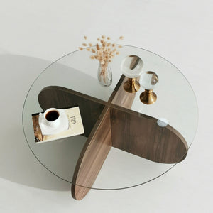 Coffee Table Bubble - Walnut