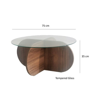 Coffee Table Bubble - Walnut
