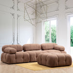 Bubble 3 seater - Brown Bouclette