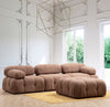 Bubble 3 seater - Brown Bouclette