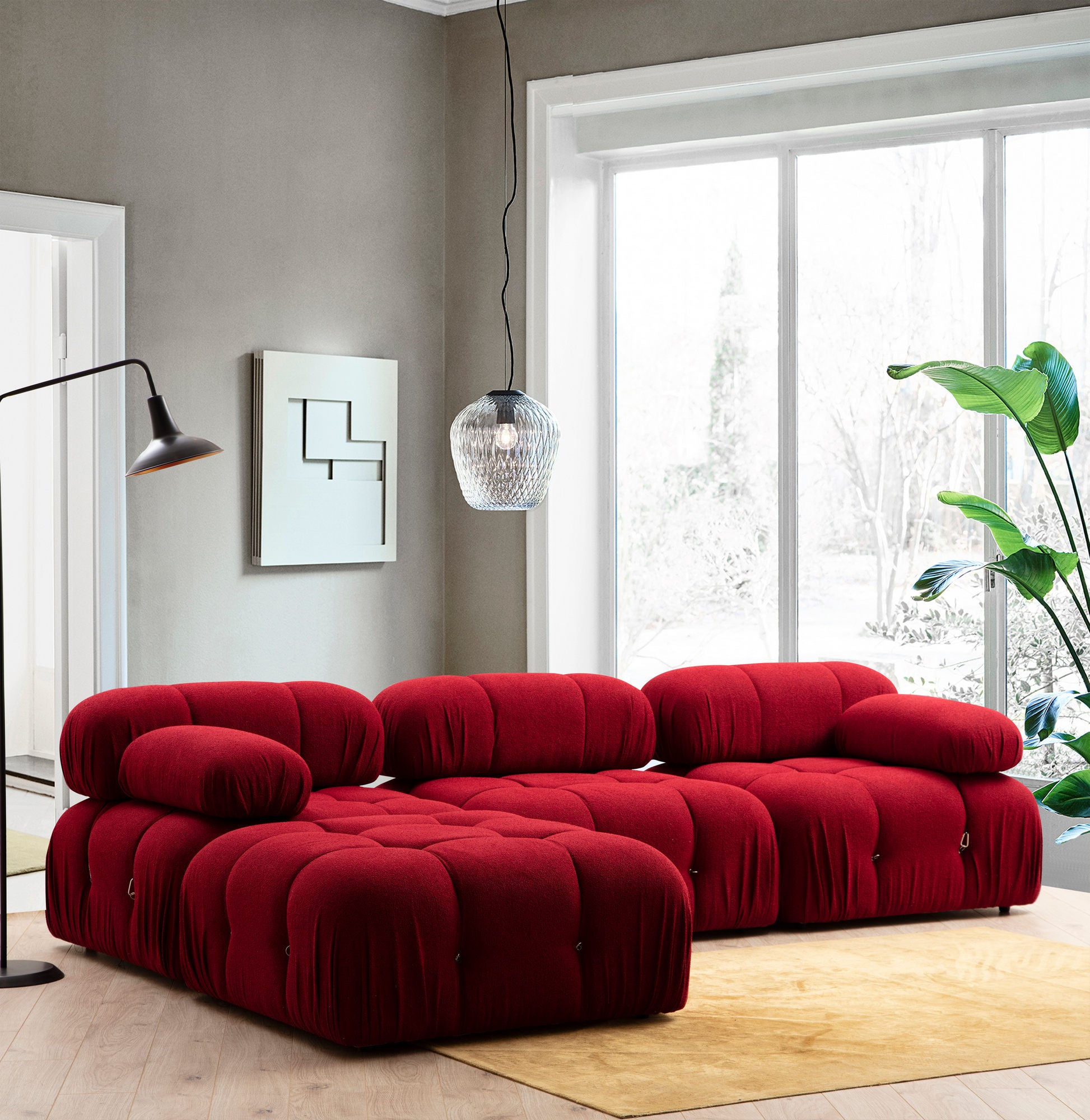 Bubble Corner ( L1-O1-1R -Puf) - Red