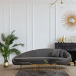 Eses - Dark Grey moon sofa