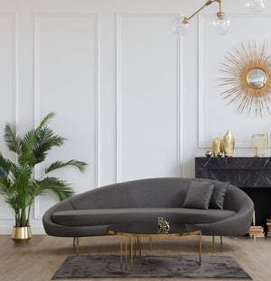 Eses - Dark Grey moon sofa
