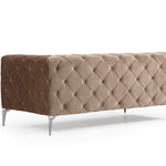 Como - Dark Cream 4  seater chesterfield