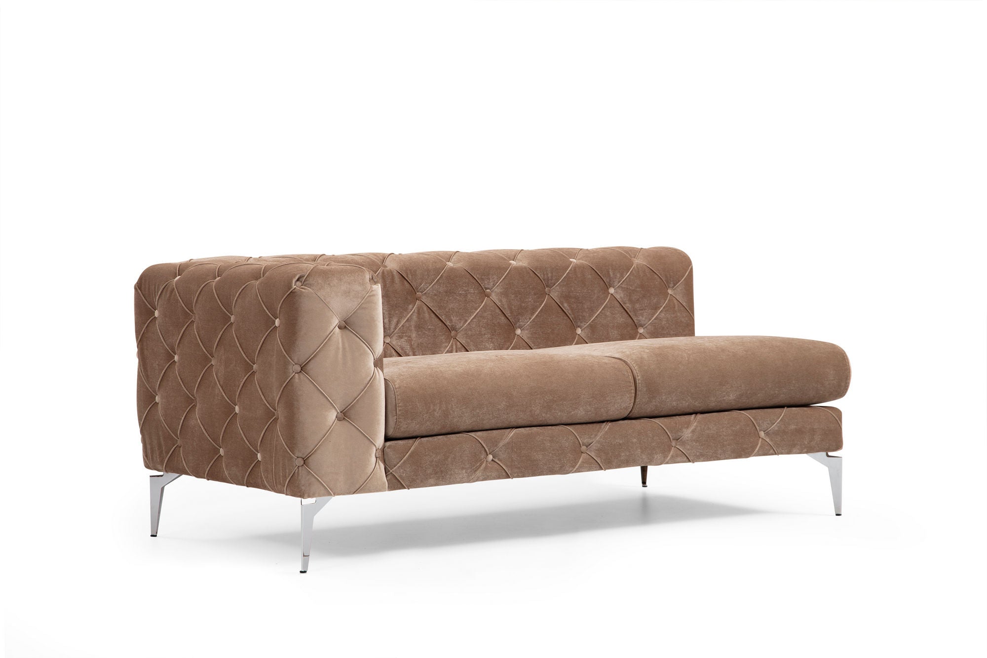 Como - Dark Cream 4  seater chesterfield