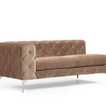 Como - Dark Cream 4  seater chesterfield