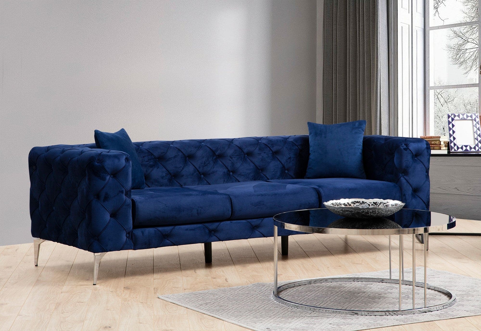 Como 3 Seater - Blue