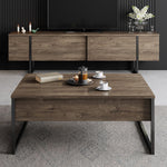 TV Stand Luxe - Walnut Black