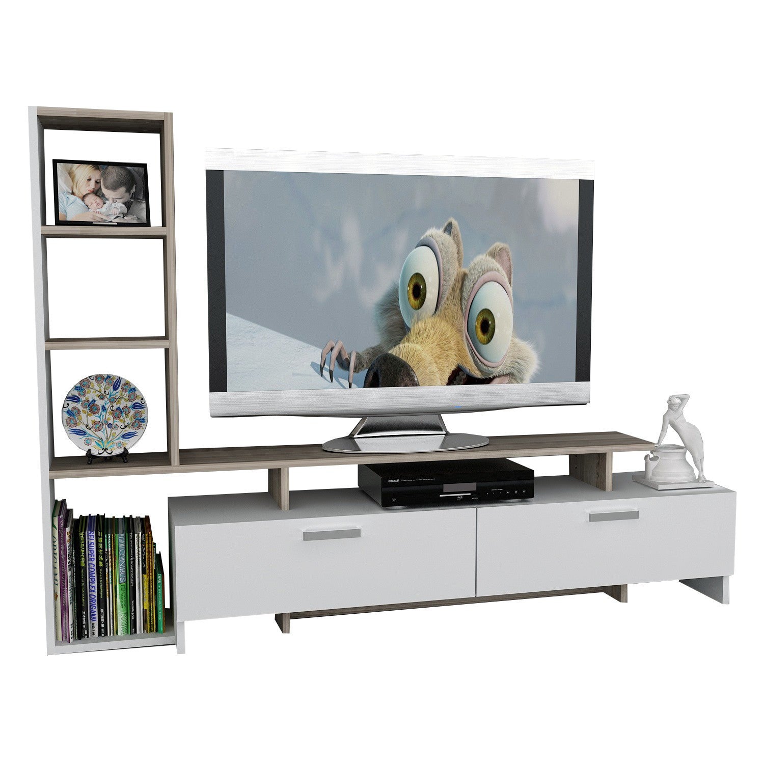 TV Unit Şimal - White, Cordoba