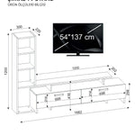 TV Unit Şimal - White, Cordoba