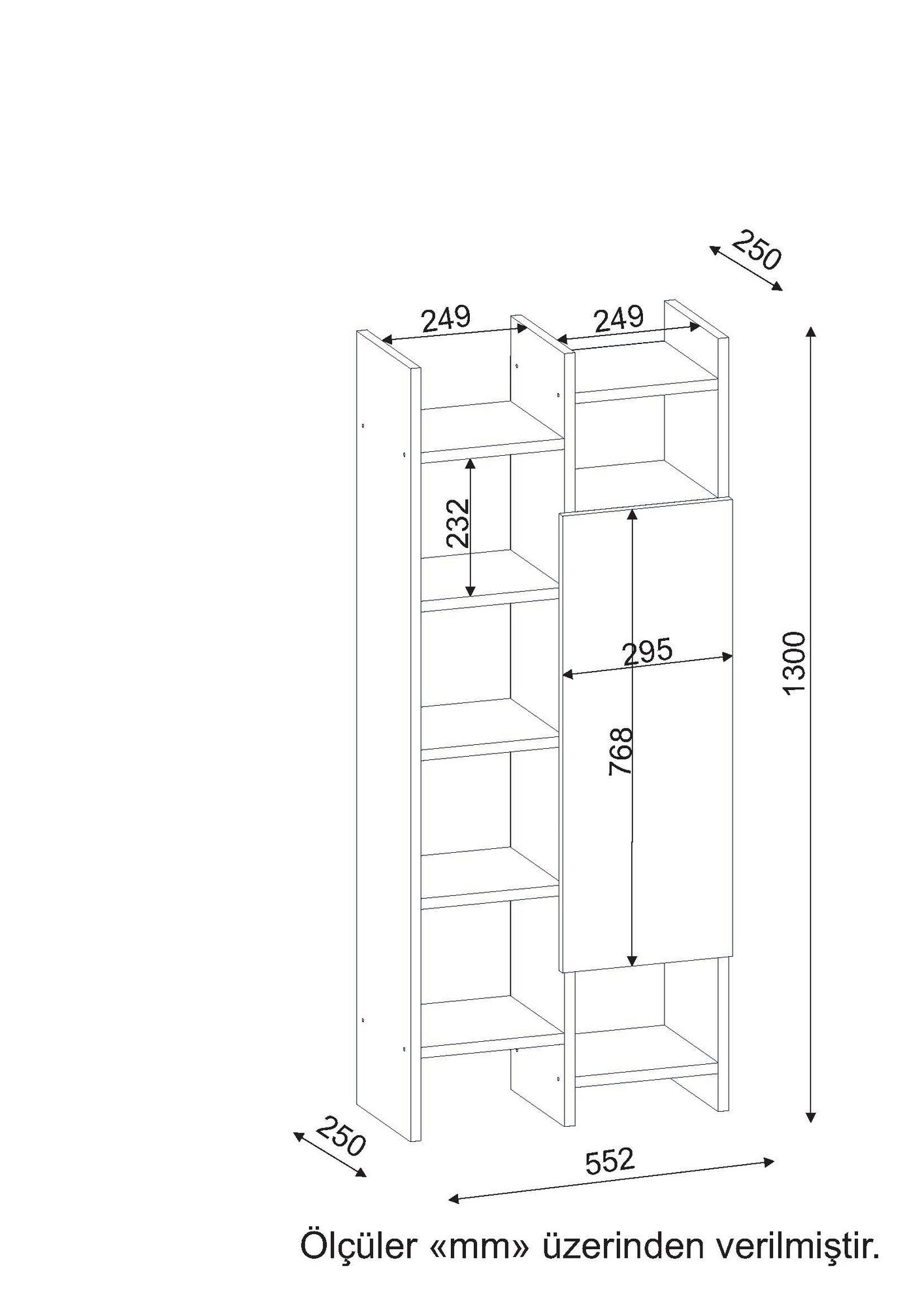 Bookshelf Adaline - White