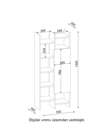 Bookshelf Adaline - White