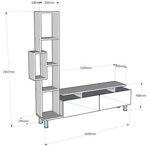 TV Unit Tulip - White