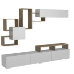 TV Unit Elit - White, Walnut