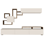 TV Unit Elit - White, Walnut