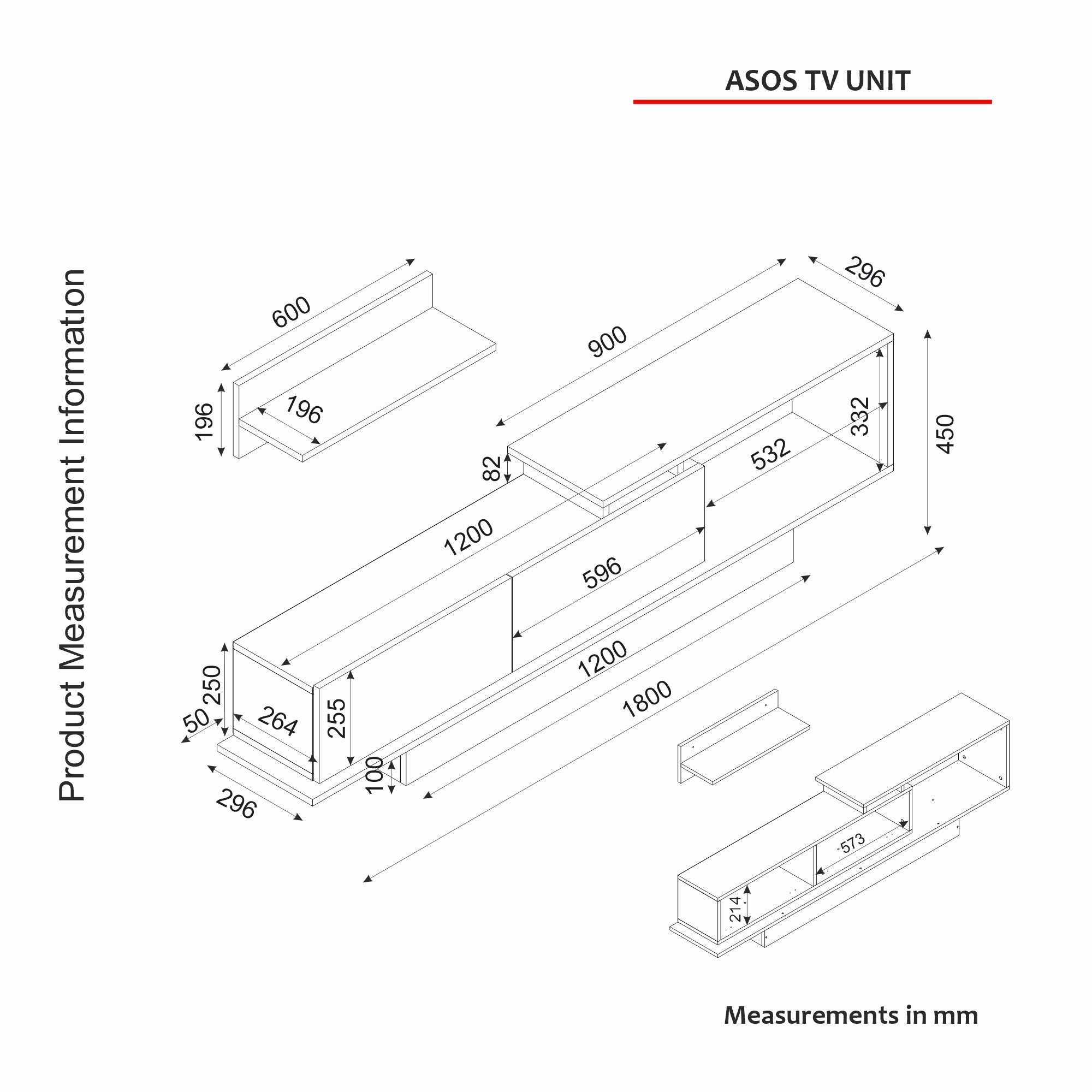 TV Unit Asos - White