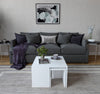 Coffee Table Set Ortanca - White