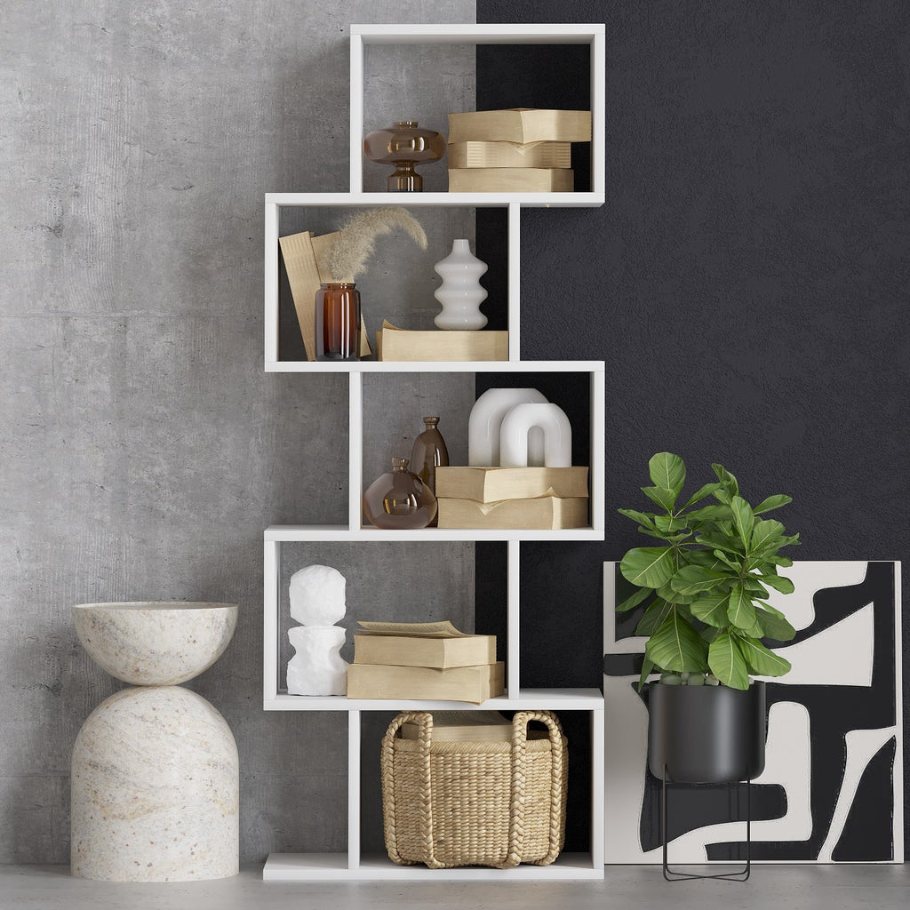 Bookshelf Meriç - White