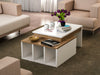 Coffee Table Kolarado - White, Wanut