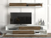 TV Unit Manyetik - White, Walnut