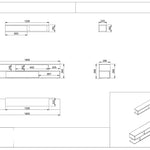 TV Unit Manyetik - White, Walnut