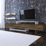TV Unit Nirvana - White, Teak