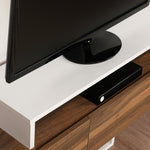 TV Unit Nirvana - White, Teak