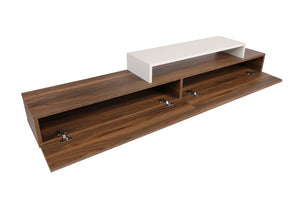TV Unit Nirvana - White, Teak