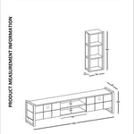 TV Unit Lost - Walnut